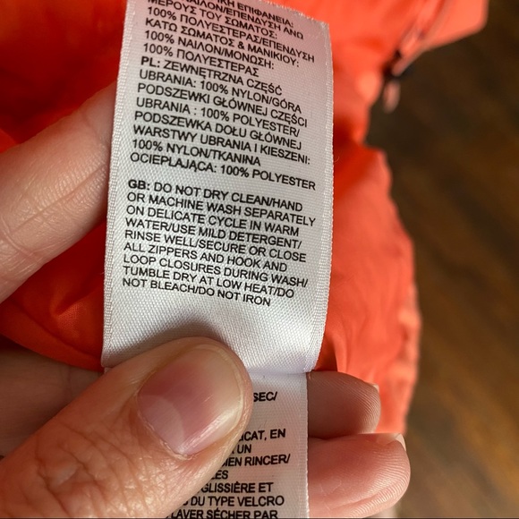 The North Face Blue and Orange Winter Jacket - Picture 6 of 10